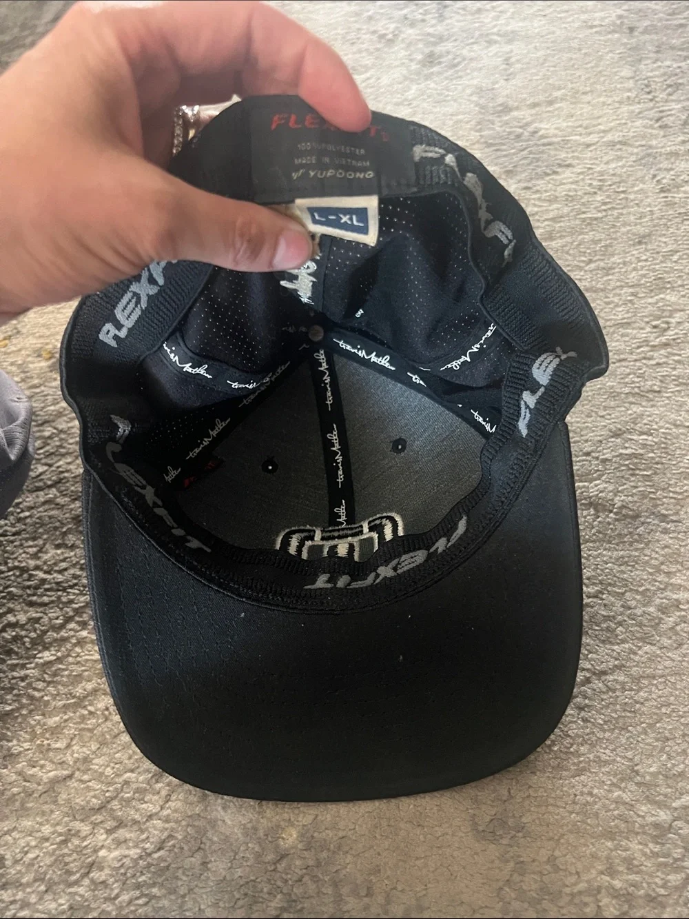 BUNDLE Travis Matthew 'M' Logo Baseball Flexfit Hat Cap - Black Gray Pink Navy